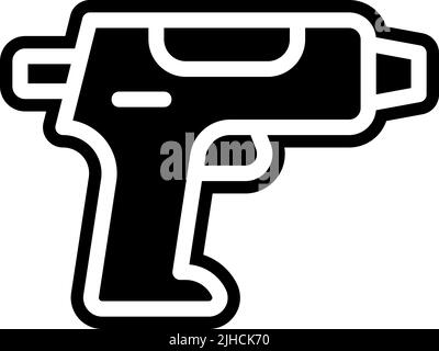 Art and craft glue gun . Stock Vector