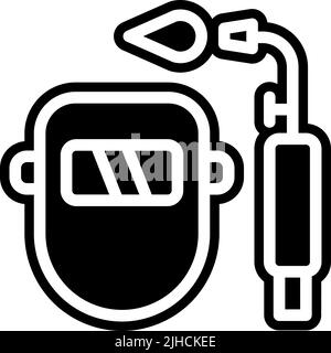 Art and craft welding . Stock Vector