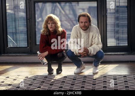 MEG RYAN, BILLY CRYSTAL, WHEN HARRY MET SALLY..., 1989 Stock Photo