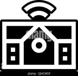 Artificial intelligence smarthome . Stock Vector