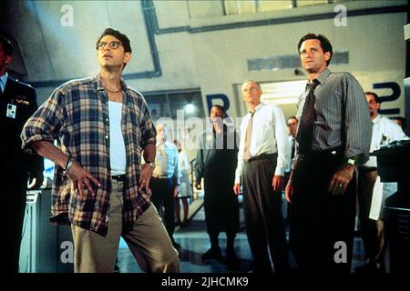 JEFF GOLDBLUM, BILL PULLMAN, INDEPENDENCE DAY, 1996 Stock Photo