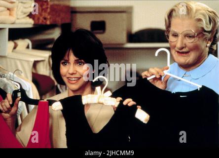 SALLY FIELD, ROBIN WILLIAMS, MRS. DOUBTFIRE, 1993 Stock Photo