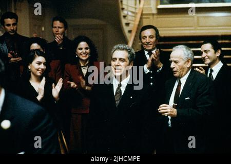 SOFIA COPPOLA, AL PACINO, AL MARTINO, ELI WALLACH, THE GODFATHER: PART III, 1990 Stock Photo