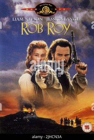 JESSICA LANGE, LIAM NEESON POSTER, ROB ROY, 1995 Stock Photo