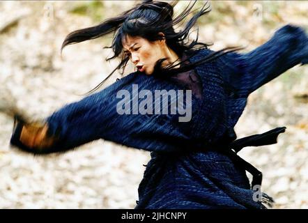 ZHANG ZIYI, HOUSE OF FLYING DAGGERS, 2004 Stock Photo