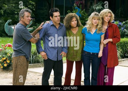 DUSTIN HOFFMAN, BEN STILLER, BARBRA STREISAND, TERI POLO, BLYTHE DANNER, MEET THE FOCKERS, 2004 Stock Photo