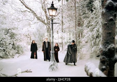 ANNA POPPLEWELL, WILLIAM MOSELEY, GEORGIE HENLEY, SKANDAR KEYNES, THE CHRONICLES OF NARNIA: THE LION  THE WITCH AND THE WARDROBE, 2005 Stock Photo
