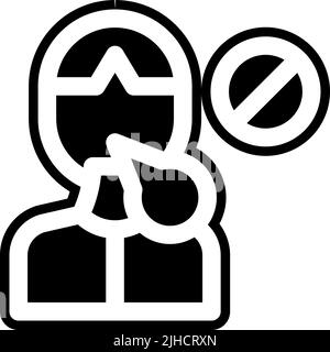 Coronavirus symptoms difficulty breathing . Stock Vector