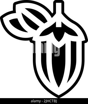 Cosmetic ingredients jojoba . Stock Vector
