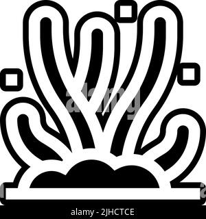 Cosmetic ingredients seaweed . Stock Vector
