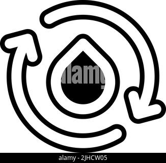 Ecology water . Stock Vector