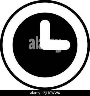 Essential clock . Stock Vector