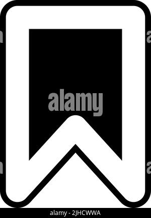 Essential bookmark . Stock Vector