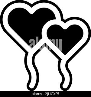 Global day of parents balloon . Stock Vector