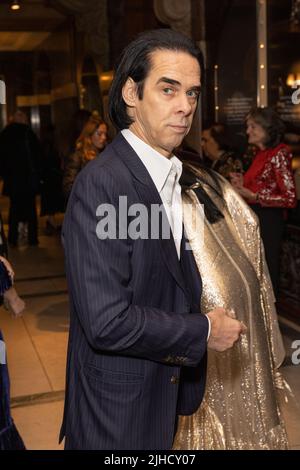 Guests attend The Leopard Awards at Goldsmiths' Hall Featuring: Nick Cave Where: London, United Kingdom When: 02 Nov 2021 Credit: Phil Lewis/WENN Stock Photo
