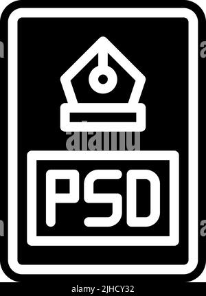 Graphic design psd file . Stock Vector
