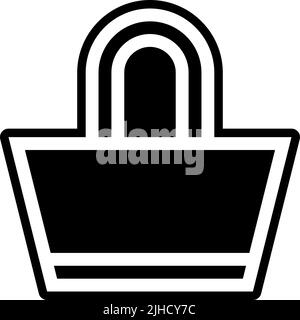 Home living tote bag . Stock Vector