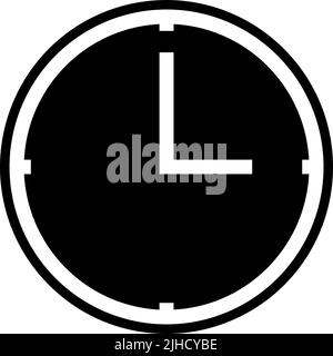 Home living wall clock . Stock Vector