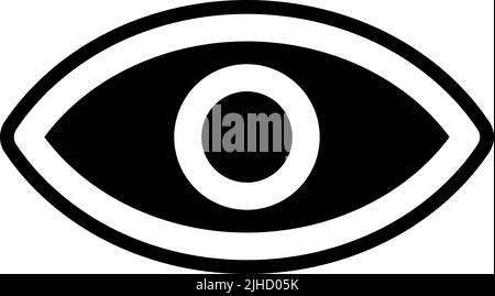 Interaction vision . Stock Vector