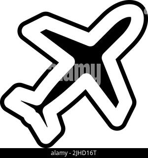 Mobile ui airplane mode . Stock Vector