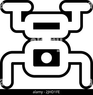 Multimedia ui drone . Stock Vector