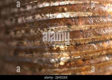 Rusty Ribbed Metal Texture Rusty metallic shiny texture. Ribbed shiny surface.Shabby metal ...