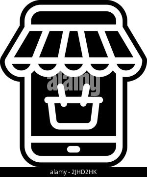 Online shopping line ecommerce . Stock Vector