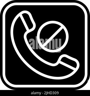 Phone blocked . Stock Vector