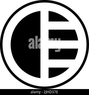 Photography contrast . Stock Vector