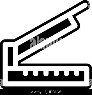 Printing paper cutter . Stock Vector