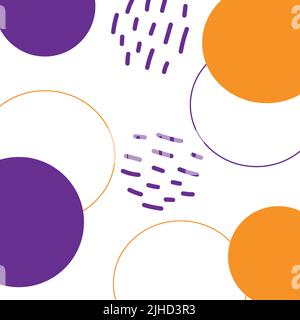 Abstract background texture in trendy colors hand drawn elements. Good for lettering, background for web, poster, card, brochure. Stock Vector