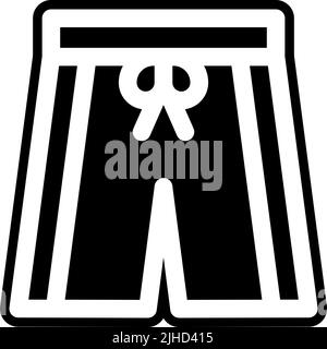 Sport equipment pants . Stock Vector