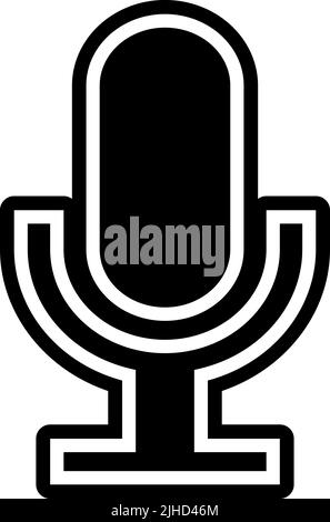 Technology microphone . Stock Vector