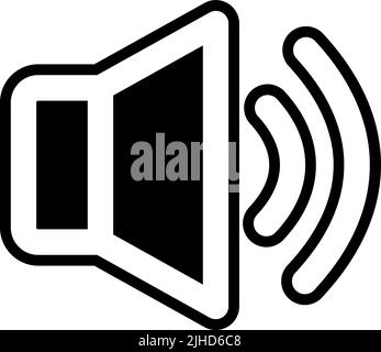 Ui speaker . Stock Vector