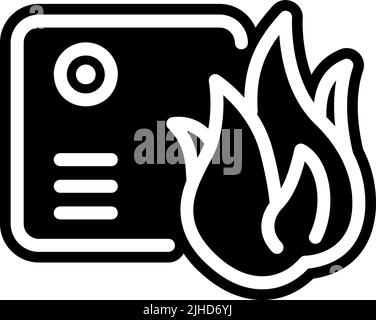 Alarm sensor . Stock Vector