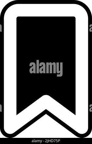 Basic ui bookmark . Stock Vector