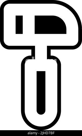 Basic ui hammer . Stock Vector