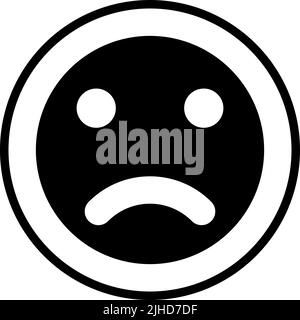 Basic ui sad . Stock Vector