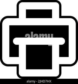 Basic ui printer . Stock Vector