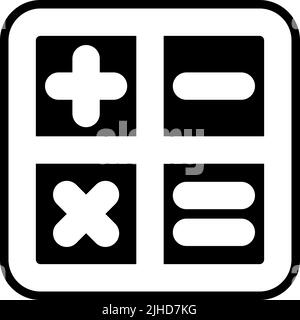 Basic ui calculator . Stock Vector