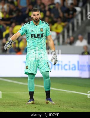 Los Angeles FC goalkeeper Maxime Crépeau (16) during a MLS match against  the New York Red Bulls, Sunday, June 26, 2022, at the Banc of California  Stad Stock Photo - Alamy