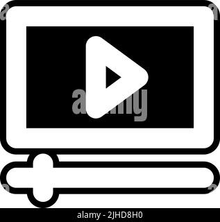 Basic ui media . Stock Vector