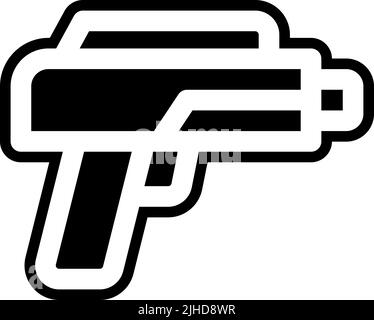 Computer and gaming gun . Stock Vector