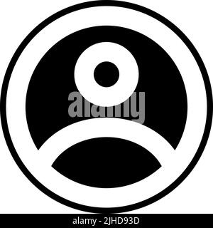 Basic ui user . Stock Vector