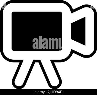 Basic ui video camera . Stock Vector