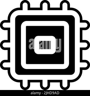 Computer and gaming cpu . Stock Vector