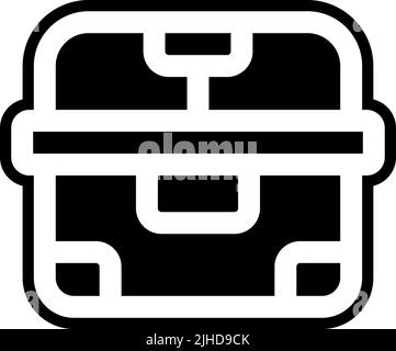 Computer and gaming treasure chest . Stock Vector