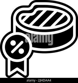 Butcher discount . Stock Vector