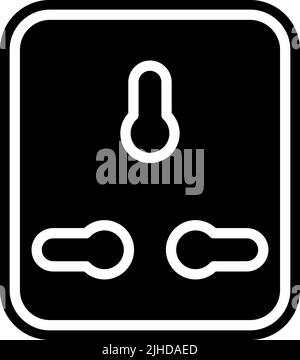 Electronics components plug . Stock Vector