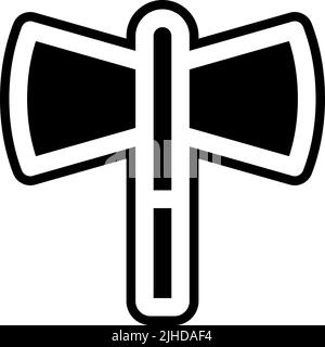 Computer and gaming axe . Stock Vector